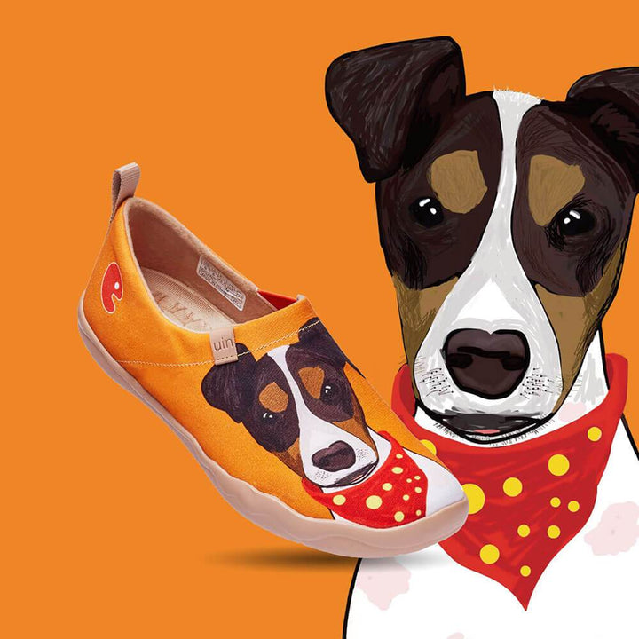 UIN Footwear Men Jack Russell Terrier Men Canvas loafers