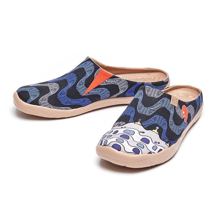 UIN Footwear Men La Pedrera Slipper-US Local Delivery Canvas loafers