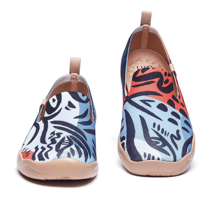 UIN Footwear Men Leopard's Eyes Barcelona Men Canvas loafers