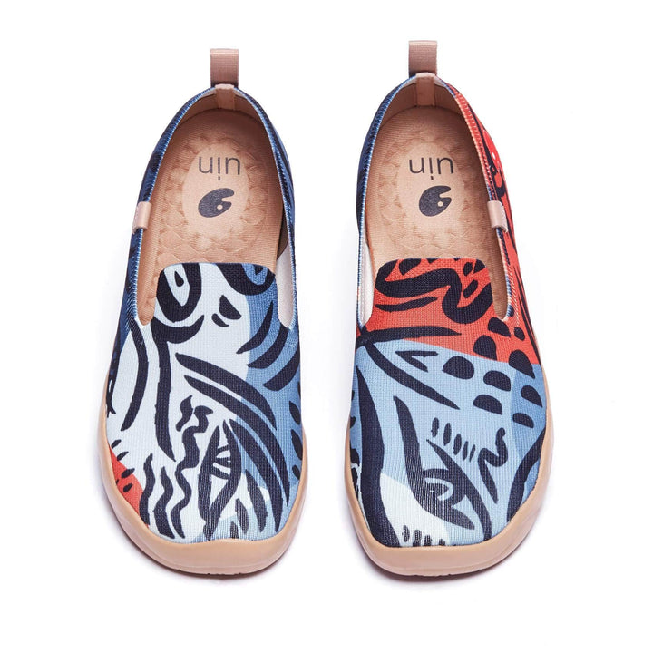 UIN Footwear Men Leopard's Eyes Barcelona Men Canvas loafers