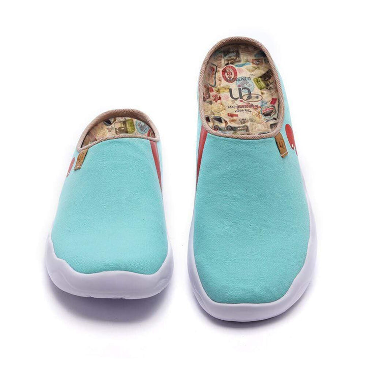 UIN Footwear Men Marbella Blue Slipper Men Canvas loafers