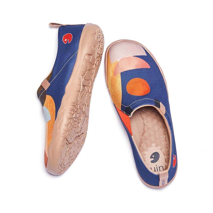 UIN Footwear Men Molandi Art Canvas loafers