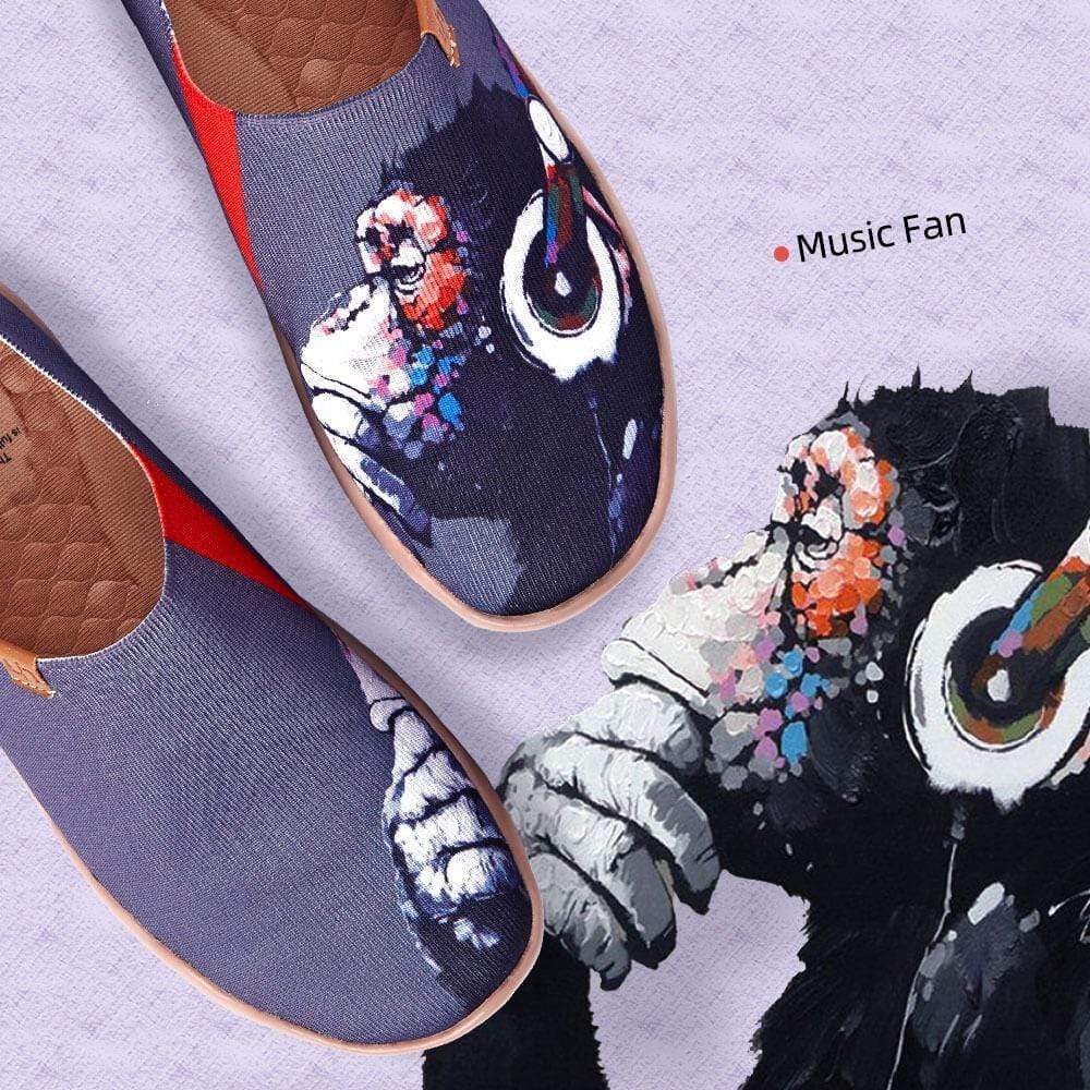 UIN Footwear Men Music Fan-US Local Delivery Canvas loafers