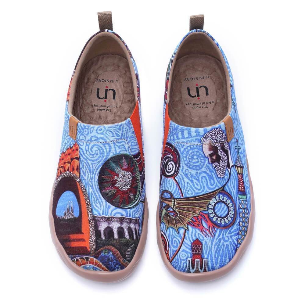 UIN Footwear Men OH MY GAUD Canvas loafers