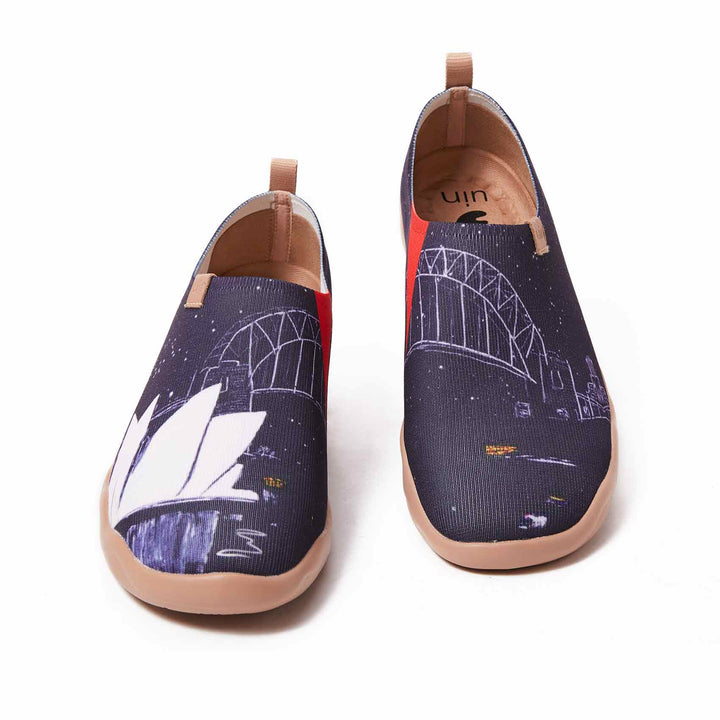 UIN Footwear Men Opera Night Canvas loafers