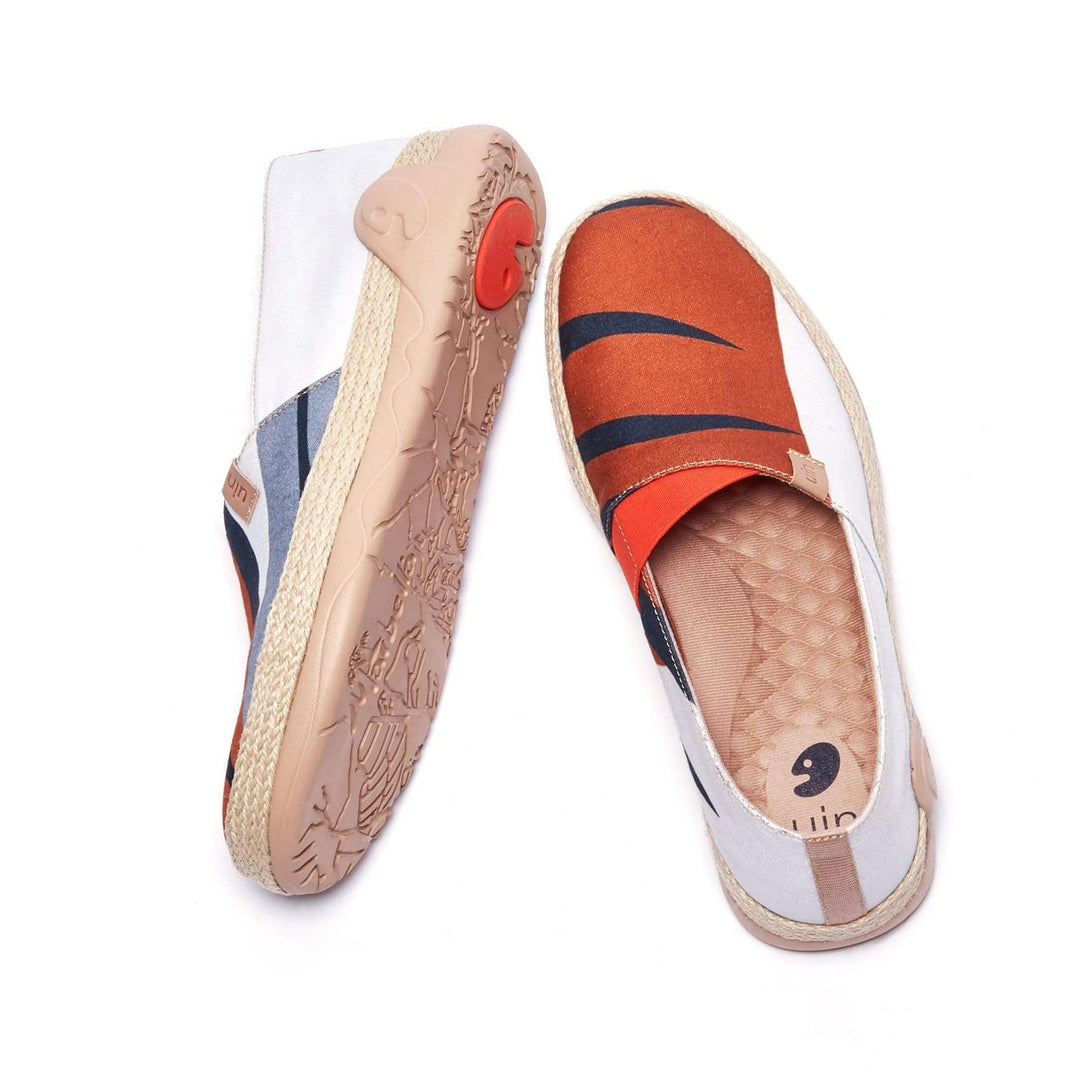 UIN Footwear Men Palm Leave Marbella Canvas loafers