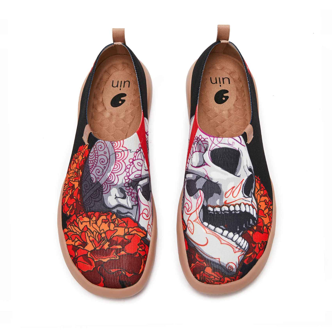 UIN Footwear Men Skeleton Men Canvas loafers
