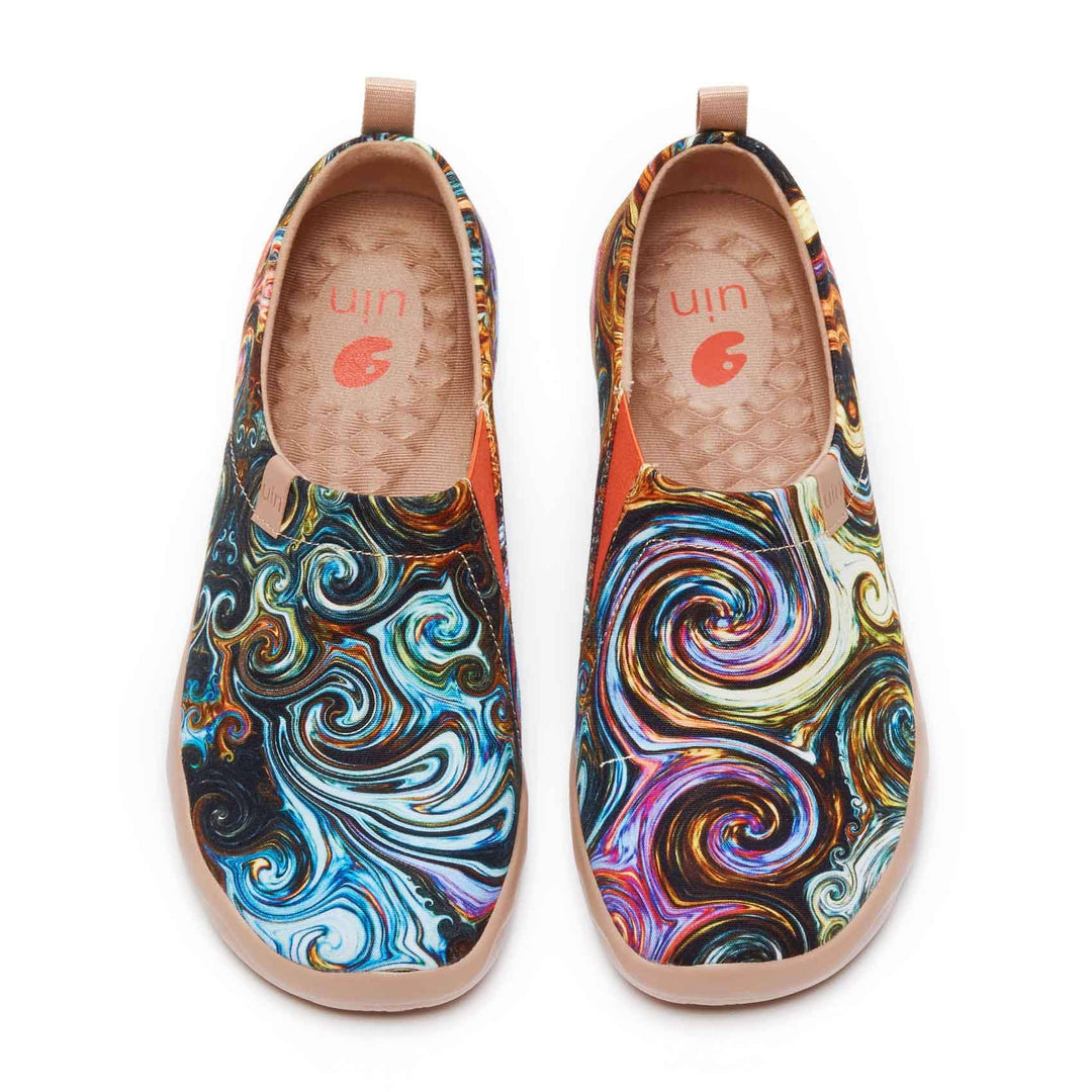 UIN Footwear Men Starry Night II Canvas loafers