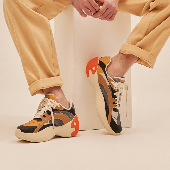 UIN Footwear Men Streamline Geometry Salamanca II Men Canvas loafers