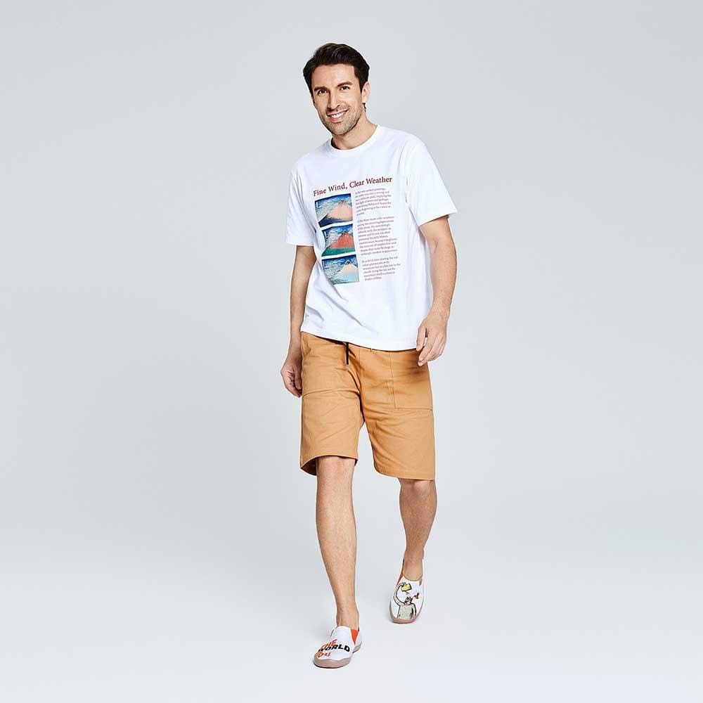 UIN Footwear Men The World is You Canvas loafers