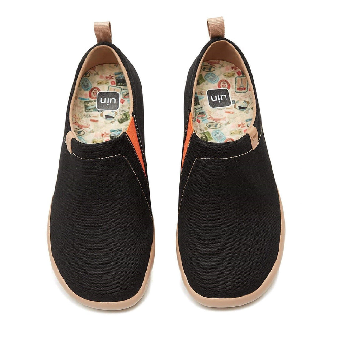 UIN Footwear Men Toledo Black Men-US Local Delivery Canvas loafers