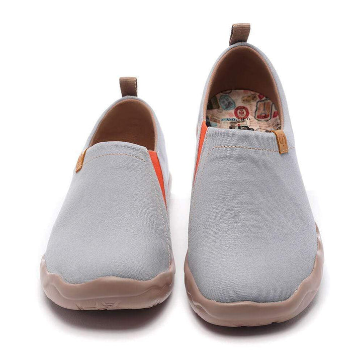UIN Footwear Men Toledo Grey-US Local Delivery Canvas loafers