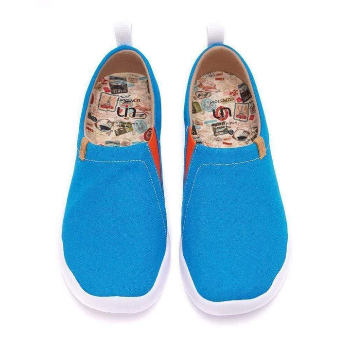 UIN Footwear Men Toledo Navy Blue Canvas loafers