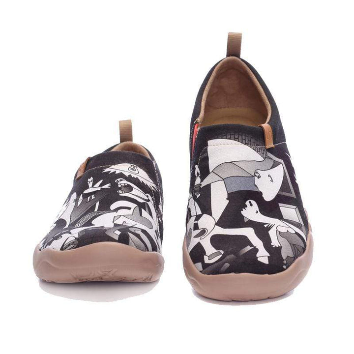 UIN Footwear Men WANDERING Art Design Men Flats Canvas loafers