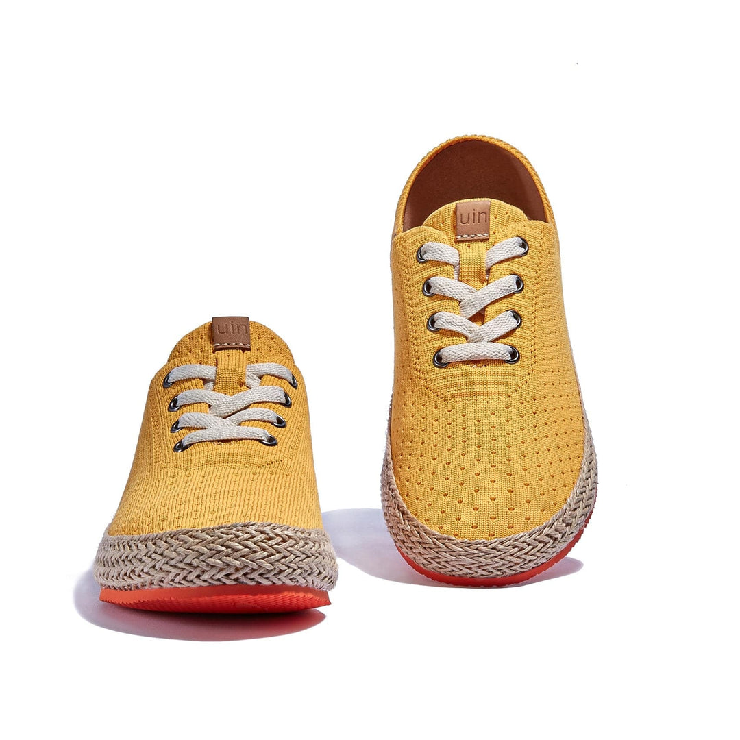 UIN Footwear Women Amber Yellow Formentera I Women Canvas loafers