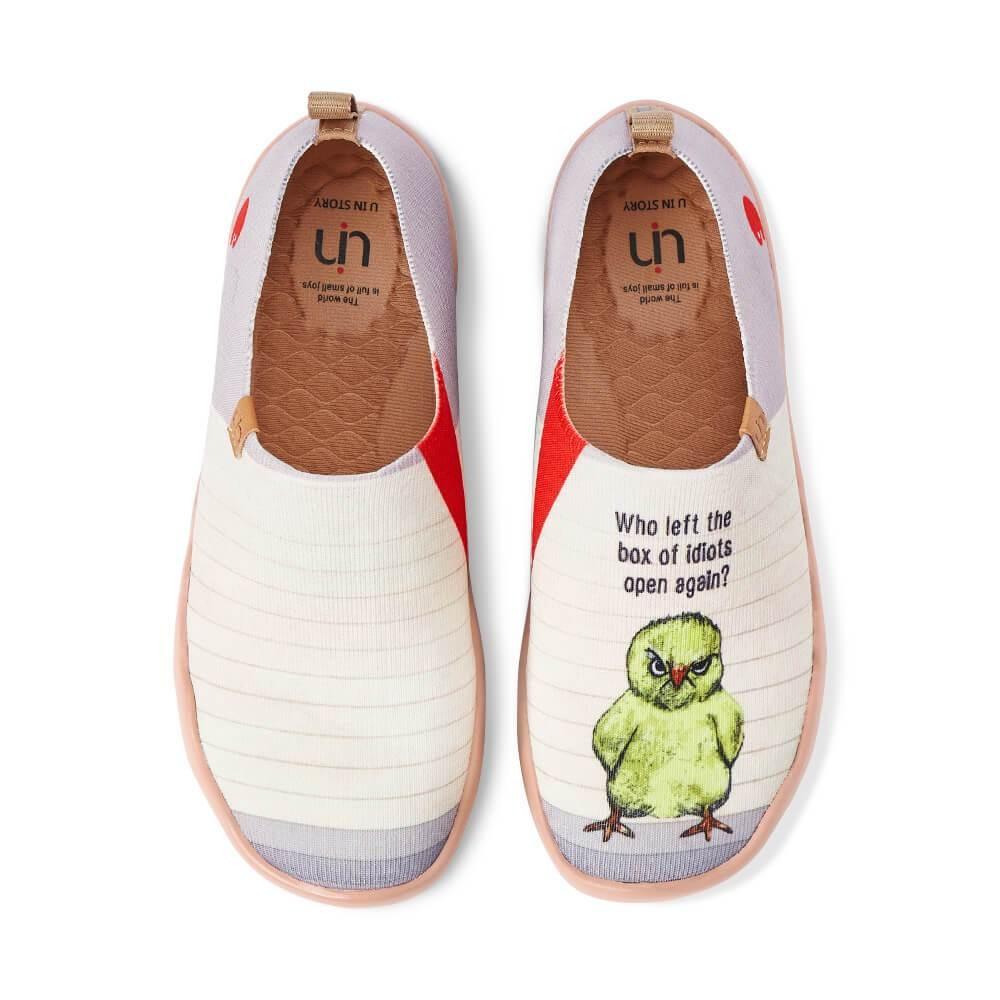 UIN Footwear Women Angry Chicken Canvas loafers