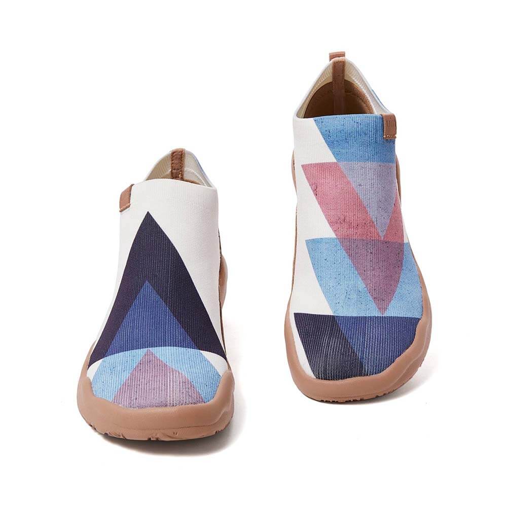 UIN Footwear Women Bare Triangle Canvas loafers