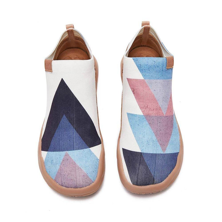 UIN Footwear Women Bare Triangle Canvas loafers