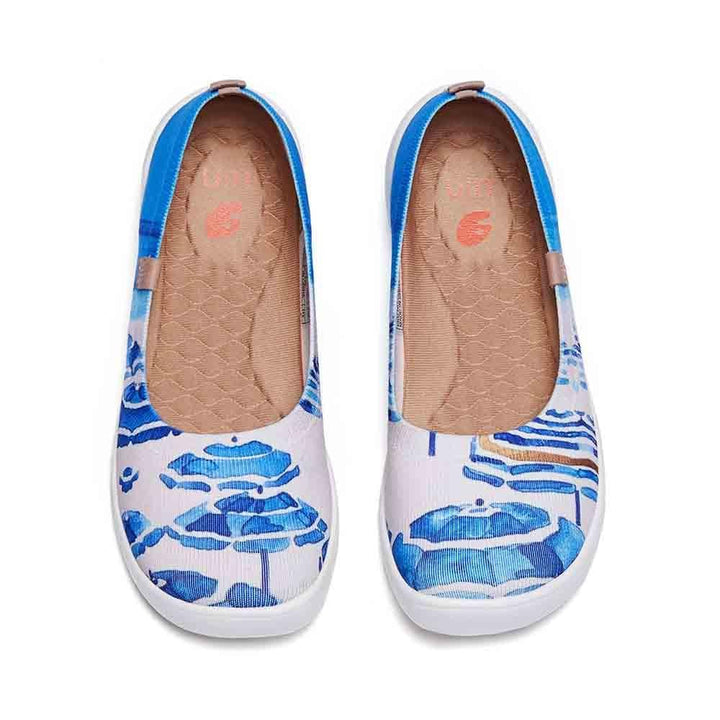 UIN Footwear Women Beach Umbrella Canvas loafers