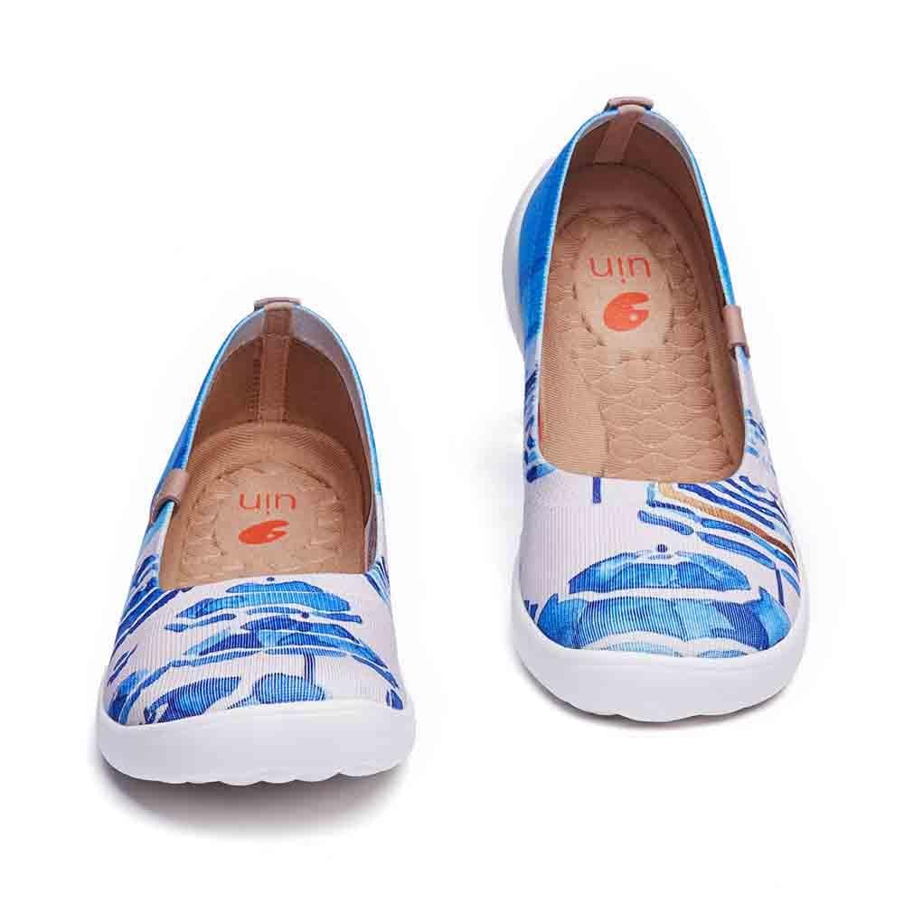 UIN Footwear Women Beach Umbrella Canvas loafers