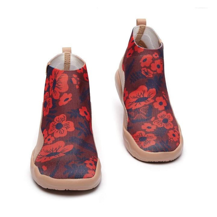 UIN Footwear Women Belle de Nuit-Red Madrid II Women Canvas loafers