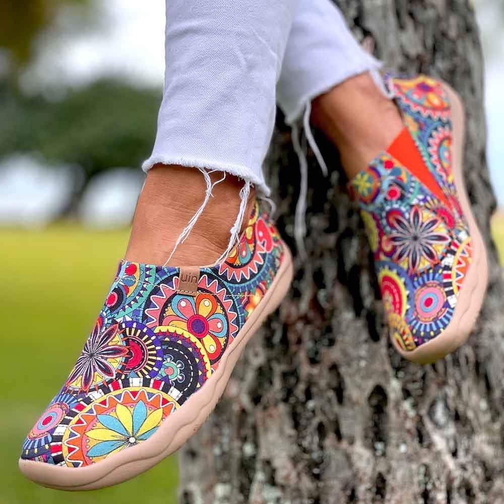 UIN Footwear Women BLOSSOM Canvas loafers