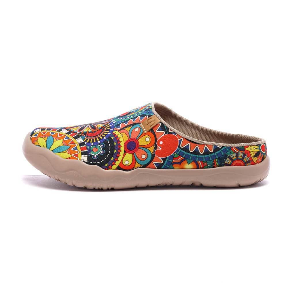 UIN Footwear Women Blossom Slipper-US Local Delivery Canvas loafers