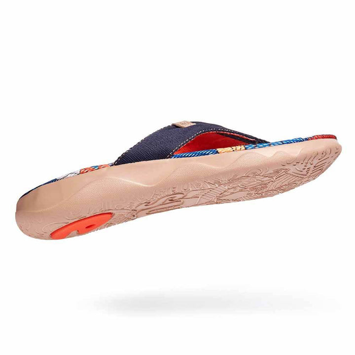 UIN Footwear Women Breezing Summer Women Majorca Flip Flops Canvas loafers