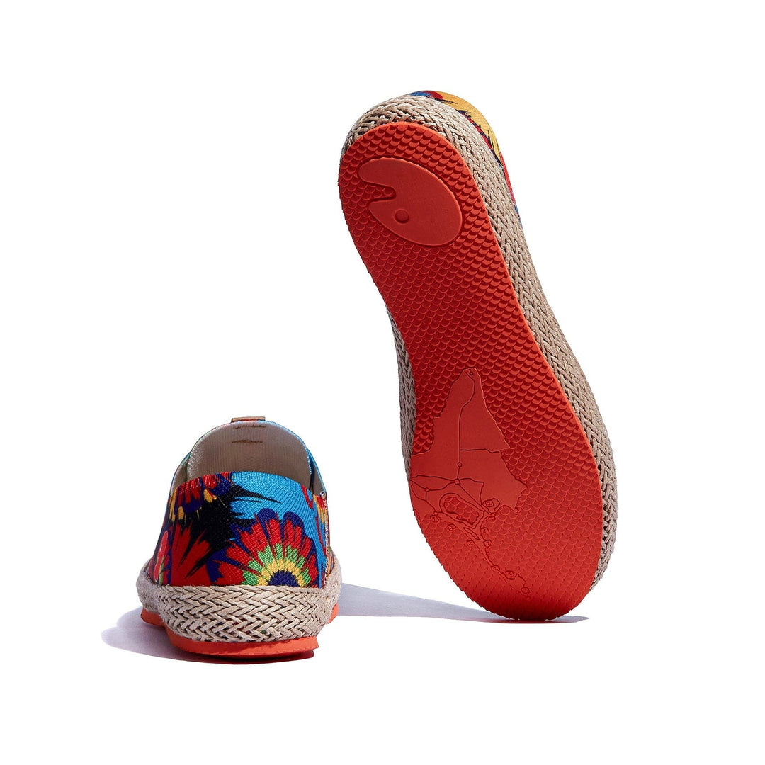 UIN Footwear Women Bright in Full Bloom Formentera I Women Canvas loafers