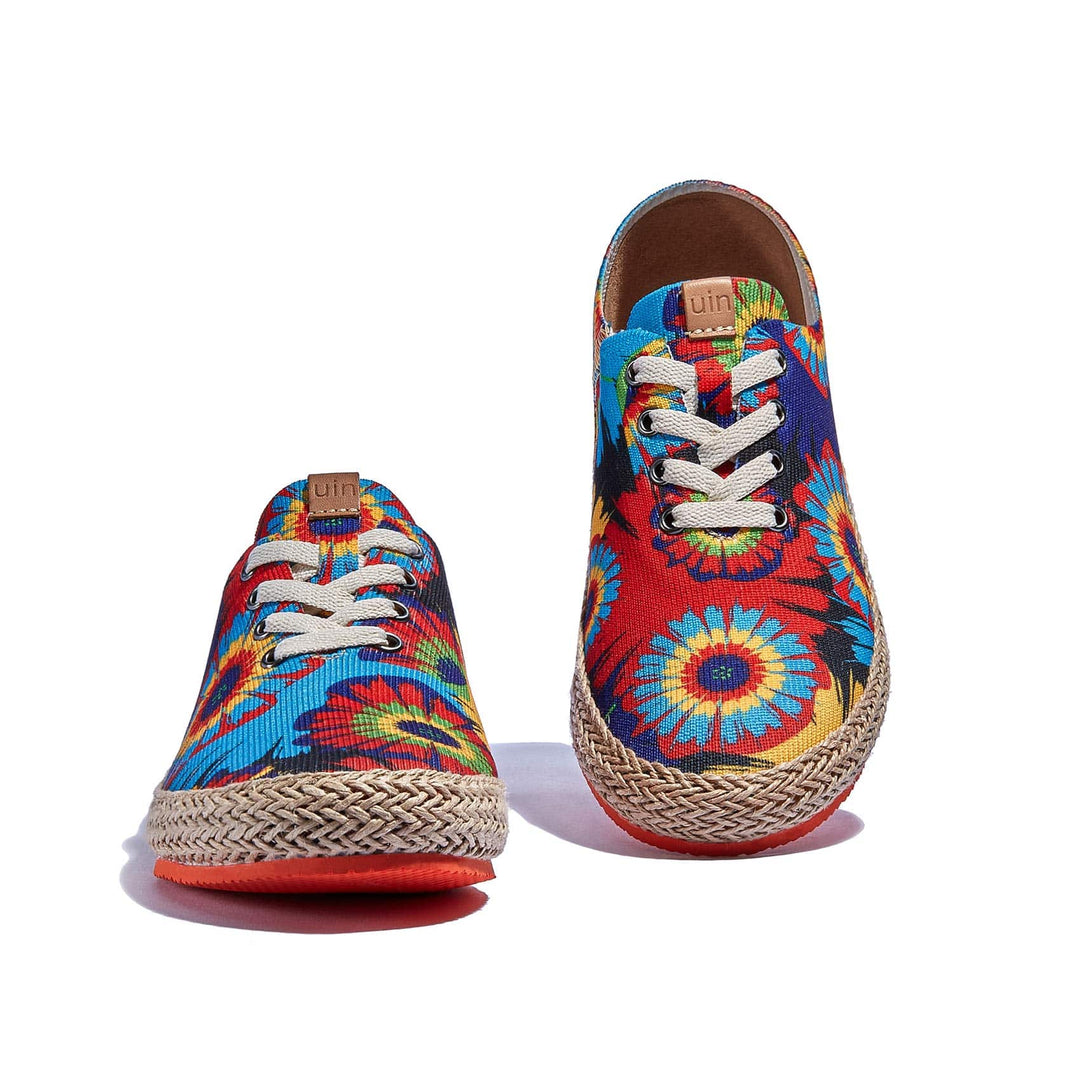 UIN Footwear Women Bright in Full Bloom Formentera I Women Canvas loafers