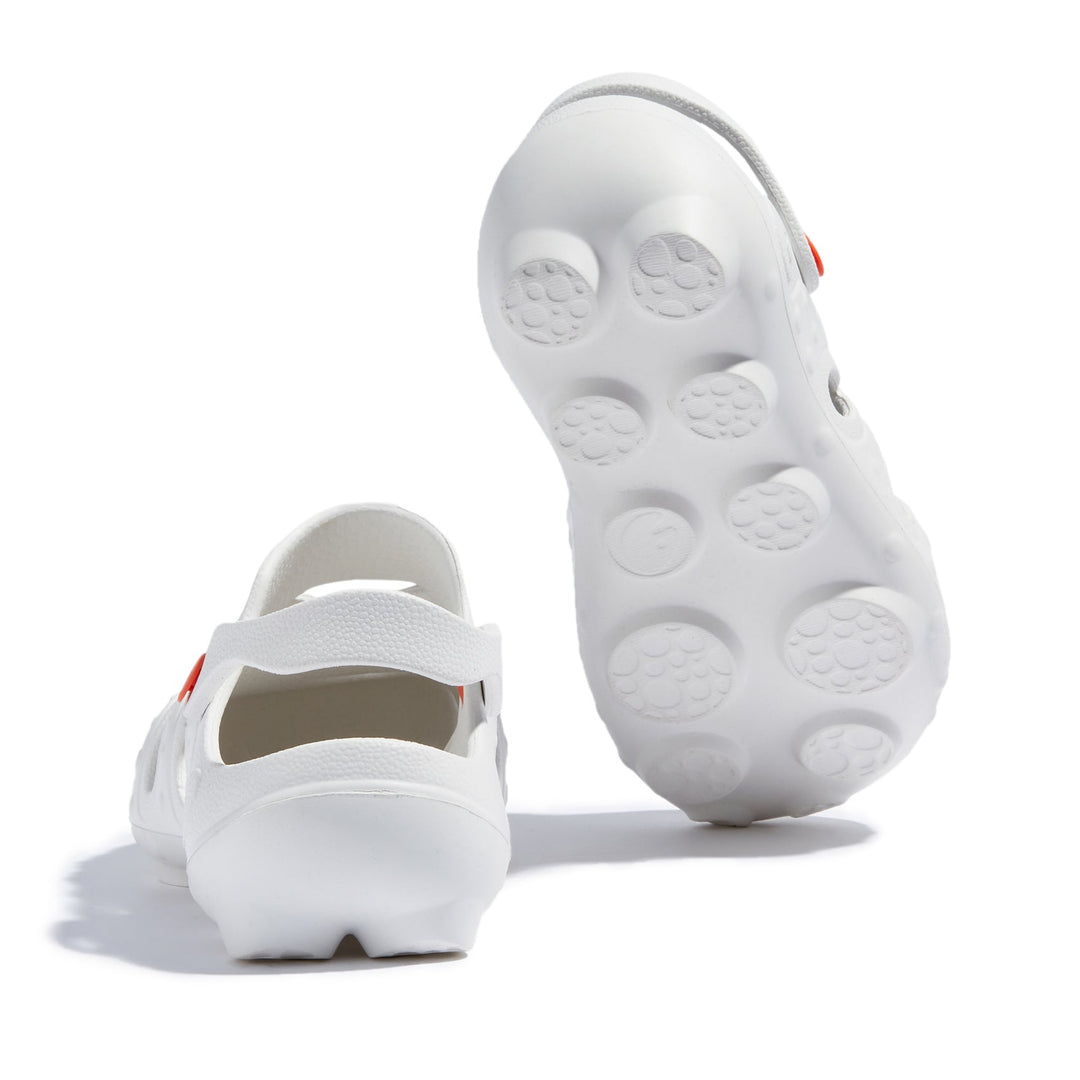 UIN Footwear Women Bright-Moon White Octopus I Women Canvas loafers