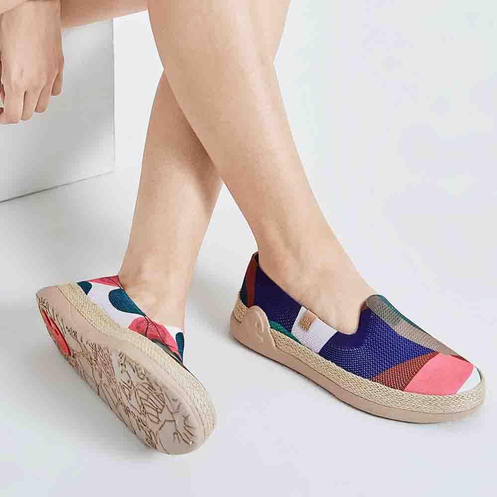 UIN Footwear Women Broad Leaf Marbella-US Local Delivery Canvas loafers
