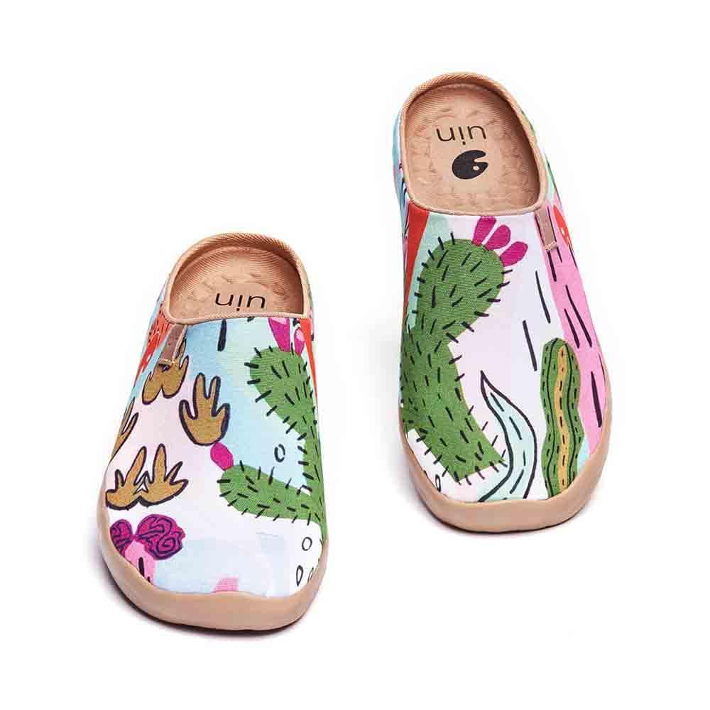 UIN Footwear Women Cactus Slipper-US Local Delivery Canvas loafers