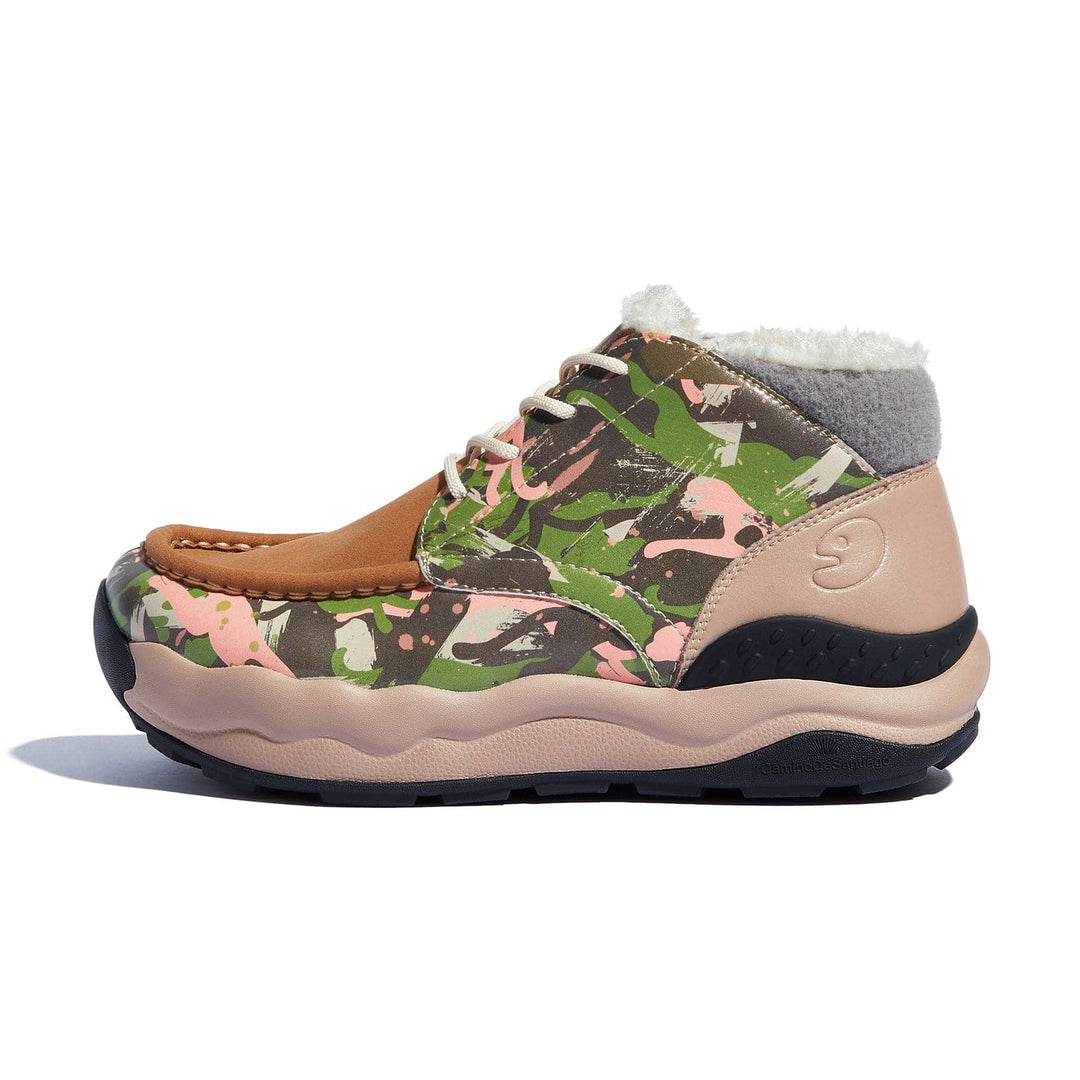 UIN Footwear Women Camouflage Green San Diego VI Women Canvas loafers