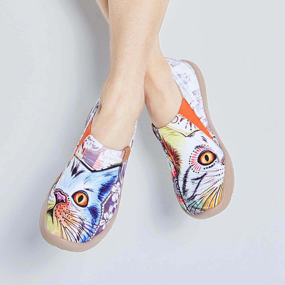 UIN Footwear Women Cheer Up Canvas loafers