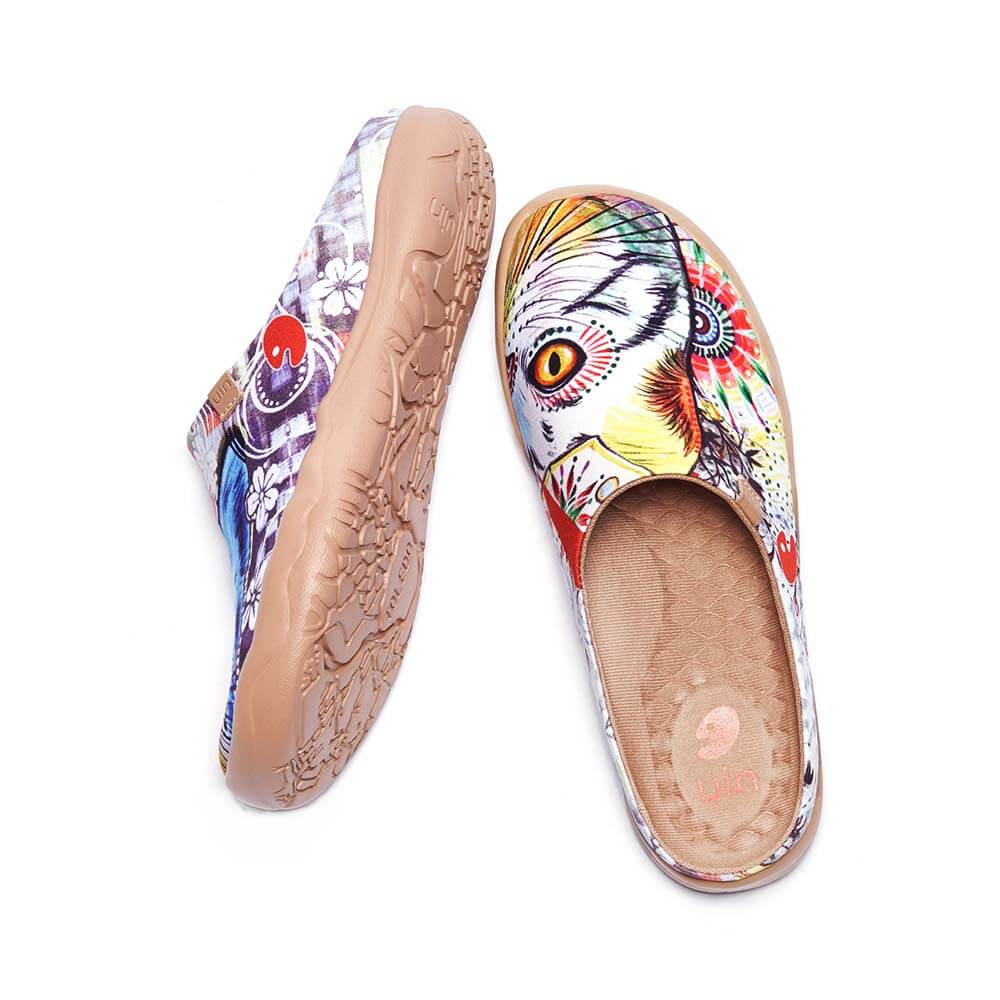 UIN Footwear Women Cheer Up Slipper-US Local Delivery Canvas loafers