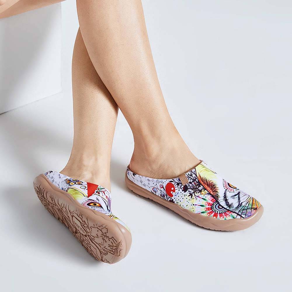 UIN Footwear Women Cheer Up Slipper-US Local Delivery Canvas loafers