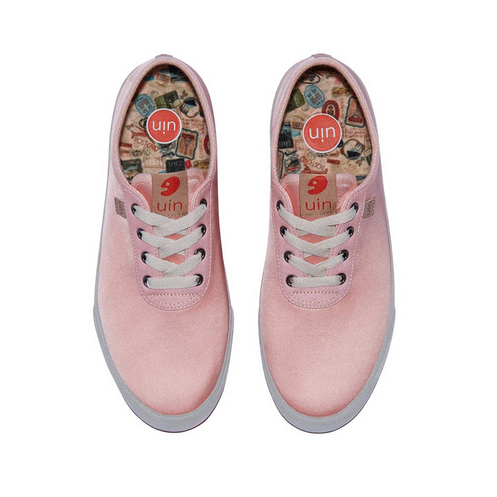 UIN Footwear Women Cherry Blossom Pink Formentera III Women Canvas loafers