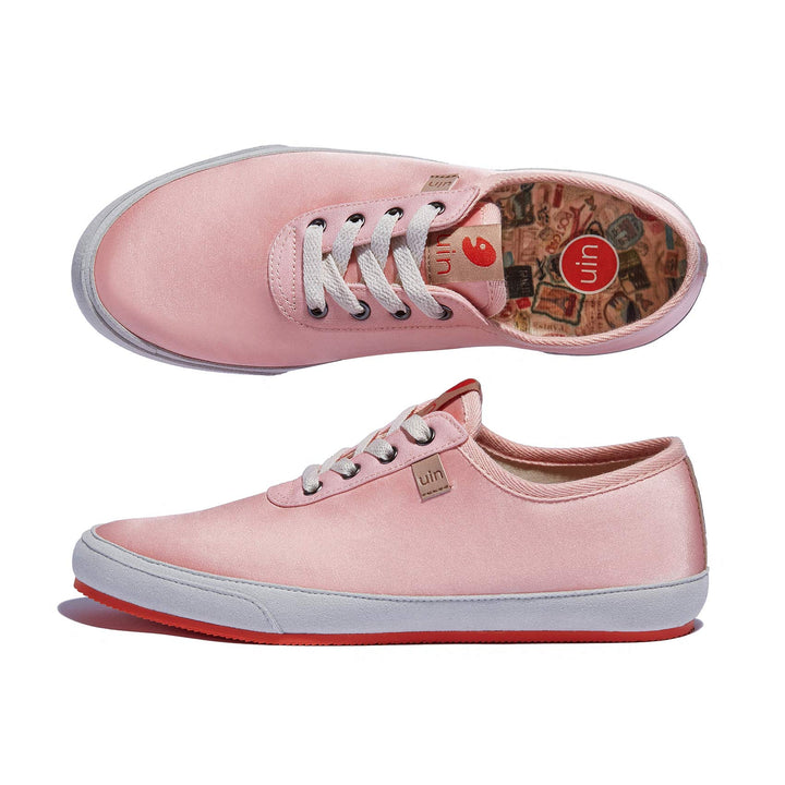 UIN Footwear Women Cherry Blossom Pink Formentera III Women Canvas loafers
