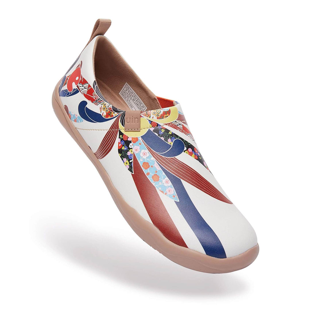 UIN Footwear Women Chrysanthemum Canvas loafers