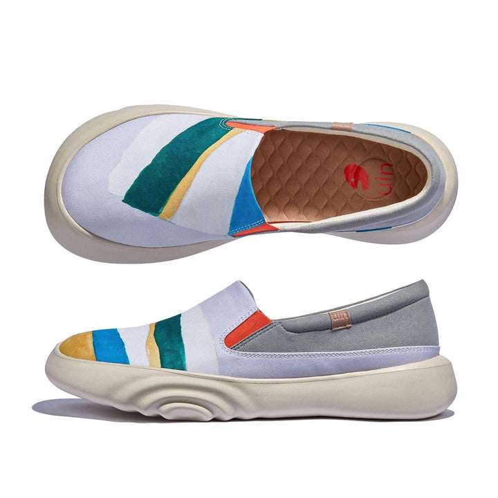 UIN Footwear Women Collage Colors Denia II Women Canvas loafers