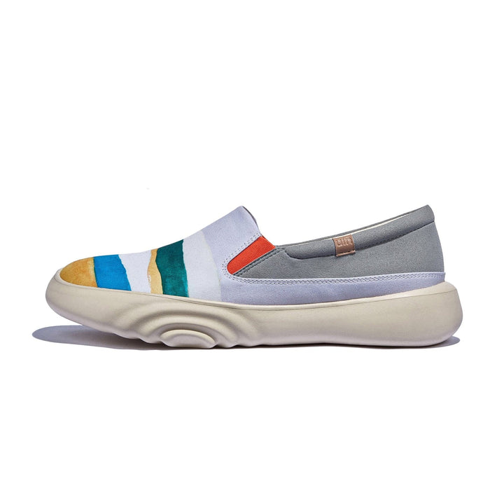 UIN Footwear Women Collage Colors Denia II Women Canvas loafers