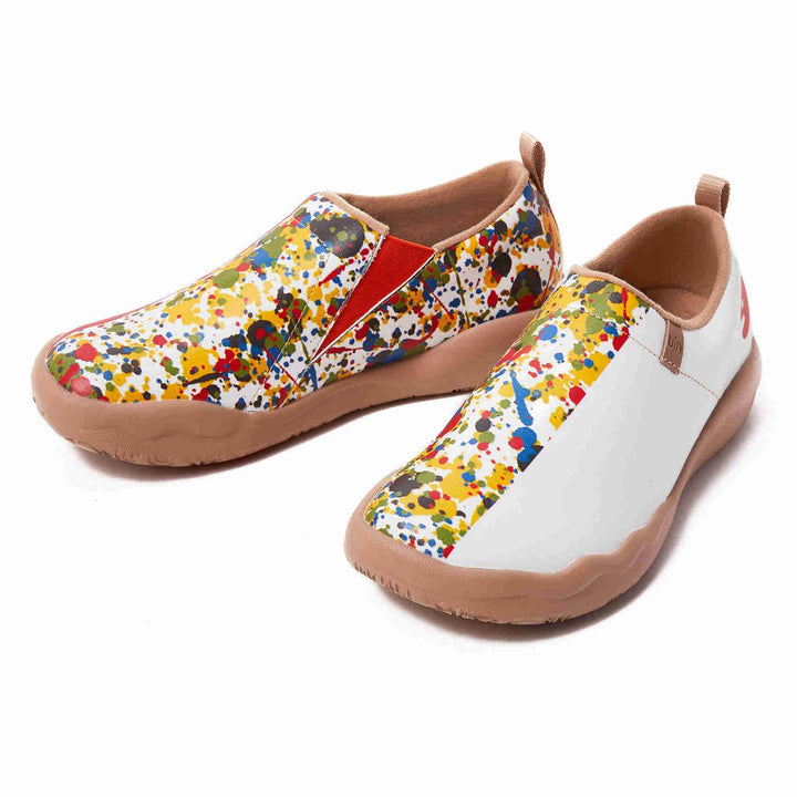 UIN Footwear Women Color Border Women Canvas loafers