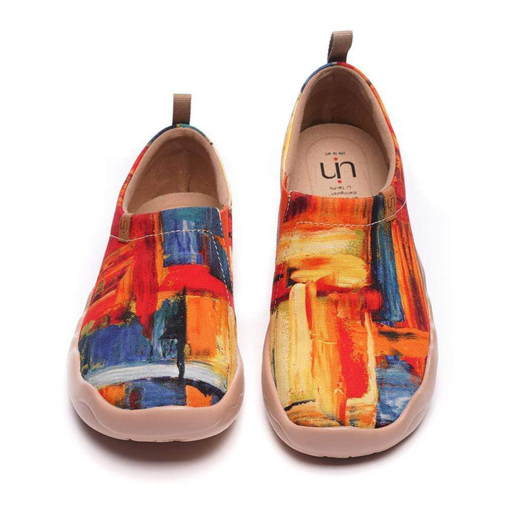UIN Footwear Women COLOR BRUSH Canvas loafers