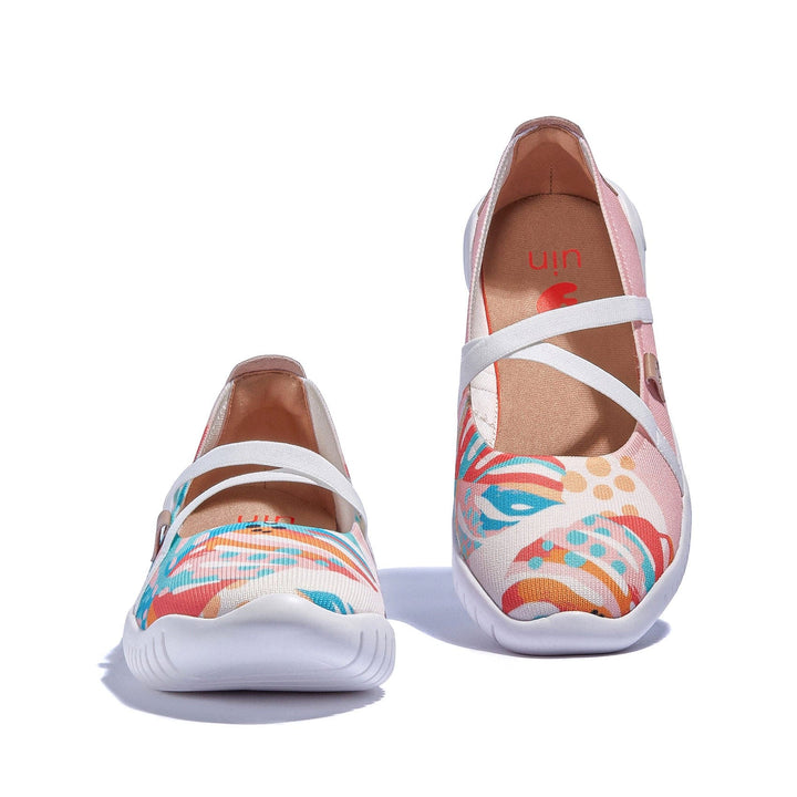 UIN Footwear Women Colorful Fields Menorca VII Women Canvas loafers