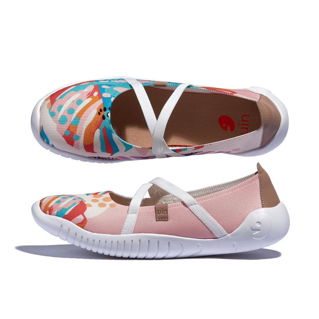 UIN Footwear Women Colorful Fields Menorca VII Women Canvas loafers