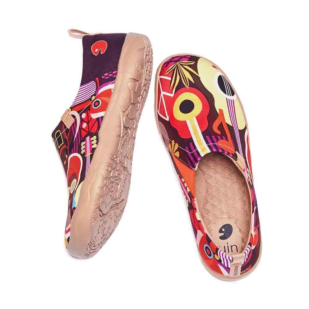 UIN Footwear Women Cuban Musician Women Canvas loafers