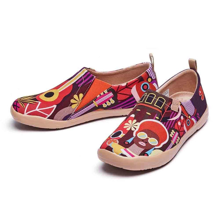 UIN Footwear Women Cuban Musician Women Canvas loafers