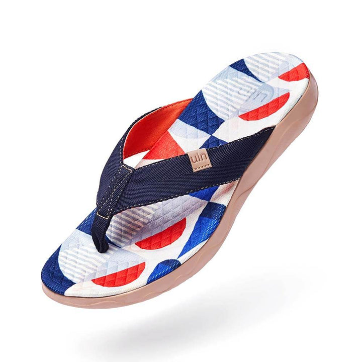 UIN Footwear Women Cube Love Women Majorca Flip Flops Canvas loafers