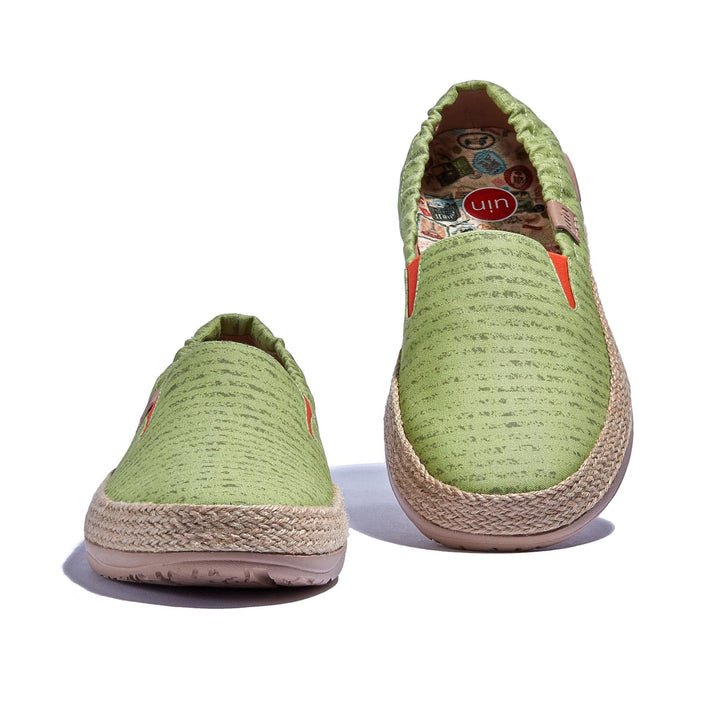 UIN Footwear Women Daiquiri Green Marbella VI Women Canvas loafers